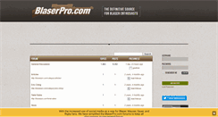 Desktop Screenshot of blaserpro.com